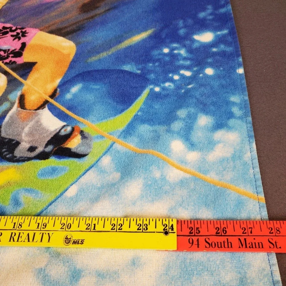Vintage Wake Boarding 100% Cotton‎ Graphic Swimming Summer Beach Towel 28